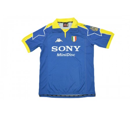 Juventus 97/98 Away Blue Soccer Jersey